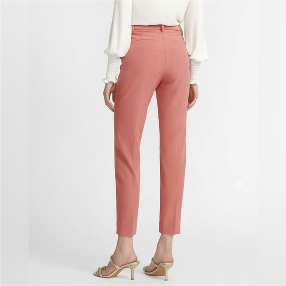 SOLD!!! Express Pink Crop High Rise Pants - Picture 2 of 9